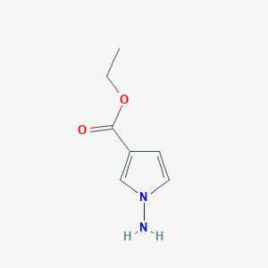 molecular formula C7H10N2O2 B8053300 Ethyl 1-amino-1H-pyrrole-3-carboxylate 
