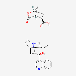 (1R)-quinolin-4-yl(5-vinylquinuclidin-2-yl)methanol (1R,4R,5R)-3-oxo-2-oxabicyclo[2.2.1]heptane-5-carboxylate