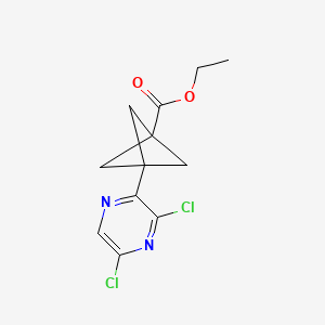 Ethyl 3-(3,5-dichloropyrazin-2-yl)bicyclo[1.1.1]pentane-1-carboxylate