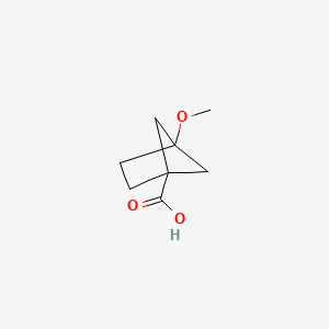 molecular formula C8H12O3 B8053463 4-Methoxybicyclo[2.1.1]hexane-1-carboxylic acid 