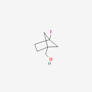 molecular formula C7H11FO B8053474 (4-Fluorobicyclo[2.1.1]hexan-1-yl)methanol 