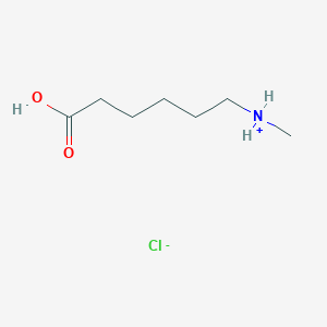 5-Carboxypentyl(methyl)azanium;chloride