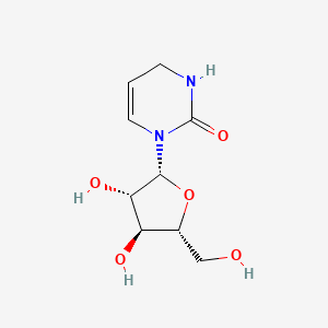 molecular formula C9H14N2O5 B8053600 3-[(2R,3S,4S,5R)-3,4-dihydroxy-5-(hydroxymethyl)oxolan-2-yl]-1,6-dihydropyrimidin-2-one 