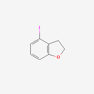 molecular formula C8H7IO B8053685 4-Iodo-2,3-dihydrobenzofuran 
