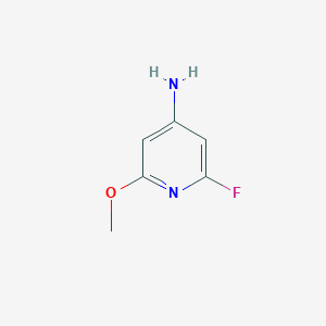 molecular formula C6H7FN2O B8053711 2-Fluoro-6-methoxypyridin-4-amine 