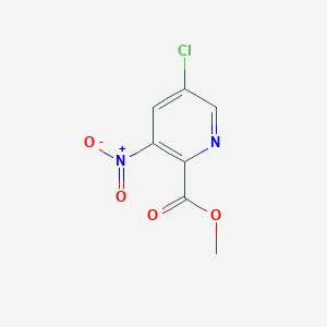 molecular formula C7H5ClN2O4 B8053723 Methyl 5-chloro-3-nitropicolinate 