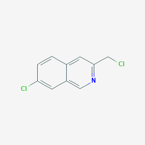 molecular formula C10H7Cl2N B8053746 7-Chloro-3-(chloromethyl)isoquinoline 