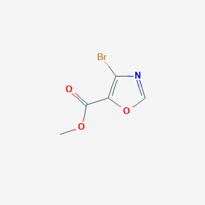 molecular formula C5H4BrNO3 B8053819 Methyl 4-bromooxazole-5-carboxylate 