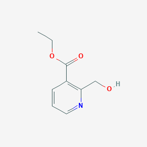 molecular formula C9H11NO3 B8053821 2-(羟甲基)烟酸乙酯 