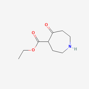 molecular formula C9H15NO3 B8053853 Ethyl 5-oxoazepane-4-carboxylate 
