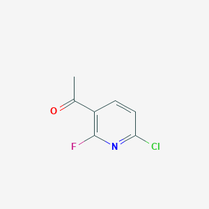1-(6-Chloro-2-fluoropyridin-3-YL)ethanone