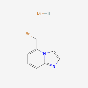 molecular formula C8H8Br2N2 B8053963 5-(Bromomethyl)imidazo[1,2-a]pyridine hydrobromide 