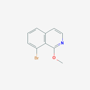 molecular formula C10H8BrNO B8053987 8-Bromo-1-methoxyisoquinoline 