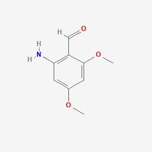 molecular formula C9H11NO3 B8054005 2-Amino-4,6-dimethoxybenzaldehyde 