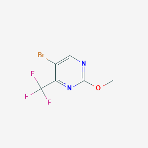 molecular formula C6H4BrF3N2O B8054012 5-Bromo-2-methoxy-4-(trifluoromethyl)pyrimidine 
