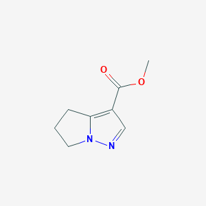 molecular formula C8H10N2O2 B8054036 Methyl 5,6-dihydro-4H-pyrrolo[1,2-b]pyrazole-3-carboxylate 