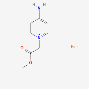 molecular formula C9H13BrN2O2 B8054060 4-Amino-1-(2-ethoxy-2-oxoethyl)pyridin-1-ium bromide 
