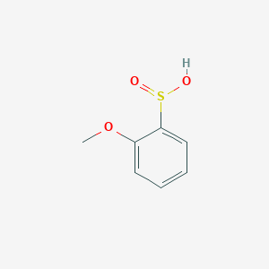 molecular formula C7H8O3S B080541 邻甲氧基苯磺酸 CAS No. 13165-78-1