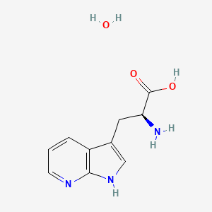 molecular formula C10H13N3O3 B8054139 7-Azatryptophan monohydrate 