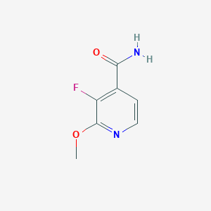 molecular formula C7H7FN2O2 B8054185 3-Fluoro-2-methoxyisonicotinamide 