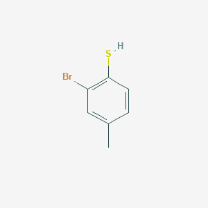 molecular formula C7H7BrS B080544 2-溴-4-甲基苯硫醇 CAS No. 14395-53-0