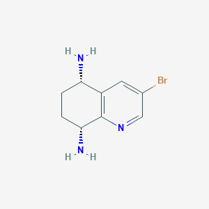 (5S,8R)-3-bromo-5,6,7,8-tetrahydroquinoline-5,8-diamine