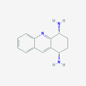 molecular formula C13H15N3 B8054515 (1S,4R)-1,2,3,4-tetrahydroacridine-1,4-diamine 