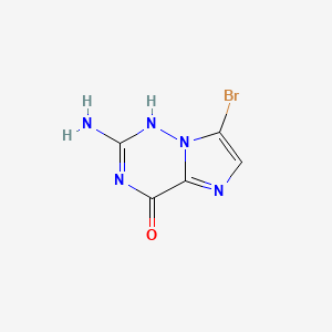 molecular formula C5H4BrN5O B8054529 CID 124707291 