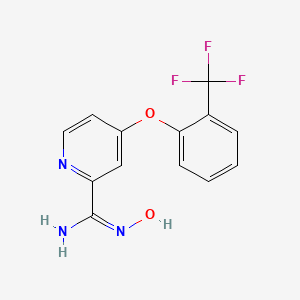 molecular formula C13H10F3N3O2 B8054578 CID 136000982 