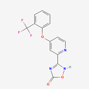 molecular formula C14H8F3N3O3 B8054579 CID 58360521 
