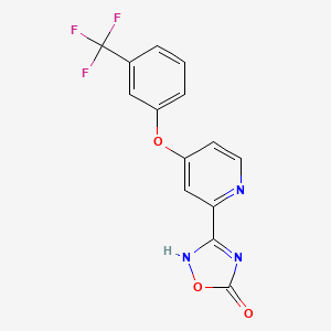 molecular formula C14H8F3N3O3 B8054593 CID 58360593 