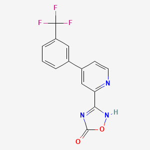 molecular formula C14H8F3N3O2 B8054599 CID 58360562 