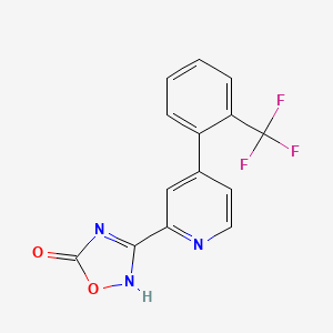 molecular formula C14H8F3N3O2 B8054604 CID 58360543 