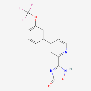 molecular formula C14H8F3N3O3 B8054608 CID 58360540 