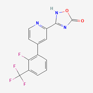 molecular formula C14H7F4N3O2 B8054626 CID 58360578 