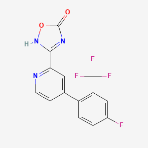 molecular formula C14H7F4N3O2 B8054641 CID 58360539 