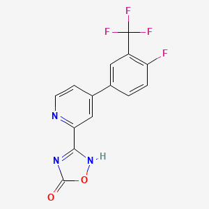 molecular formula C14H7F4N3O2 B8054642 CID 58360591 