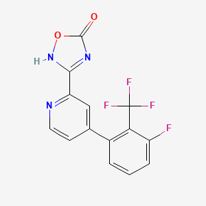 molecular formula C14H7F4N3O2 B8054647 CID 58360538 