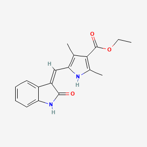 molecular formula C18H18N2O3 B8054776 VEGF Receptor 2 Kinase Inhibitor I CAS No. 210303-54-1
