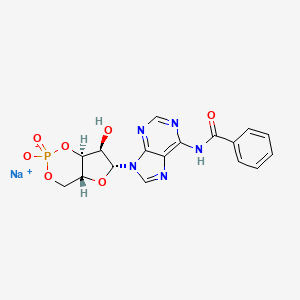 molecular formula C17H15N5NaO7P B8054837 CID 11858220 