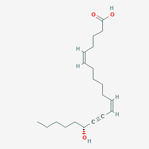 molecular formula C20H32O3 B8054902 (5Z,11Z,15R)-15-羟基二十碳-5,11-二烯-13-炔酸 