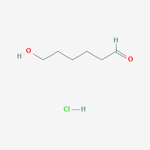 molecular formula C6H13ClO2 B8055068 6-Hydroxyhexanal;hydrochloride 