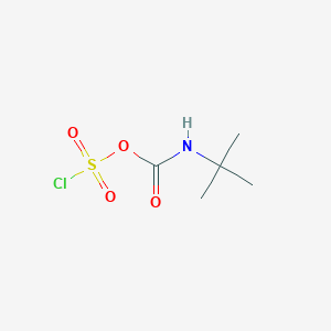 molecular formula C5H10ClNO4S B8055224 Chlorosulfonyl N-tert-butylcarbamate 