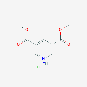 molecular formula C9H10ClNO4 B8055231 Dimethyl pyridin-1-ium-3,5-dicarboxylate;chloride 