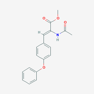 molecular formula C18H17NO4 B8055334 methyl (Z)-2-acetamido-3-(4-phenoxyphenyl)prop-2-enoate 