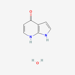 molecular formula C7H8N2O2 B8055372 1H-Pyrrolo[2,3-b]pyridin-4-ol hydrate 