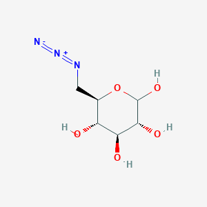 molecular formula C6H11N3O5 B8055396 6-Azido-6-deoxy-D-glucopyranose 