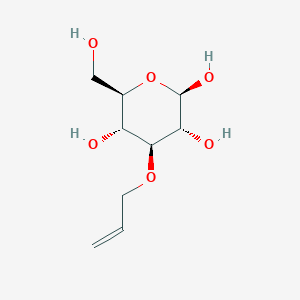 molecular formula C9H16O6 B8055404 (2R,3r,4s,5r,6r)-4-allyloxy-6-(hydroxymethyl)tetrahydropyran-2,3,5-triol 