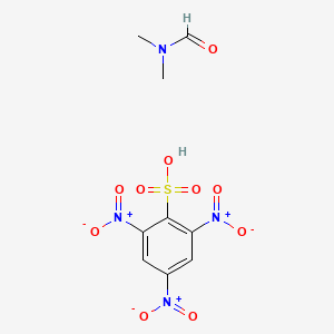molecular formula C9H10N4O10S B8055422 N,N-dimethylformamide;2,4,6-trinitrobenzenesulfonic acid 
