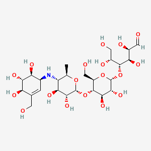 molecular formula C25H43NO18 B8055426 阿卡波糖 